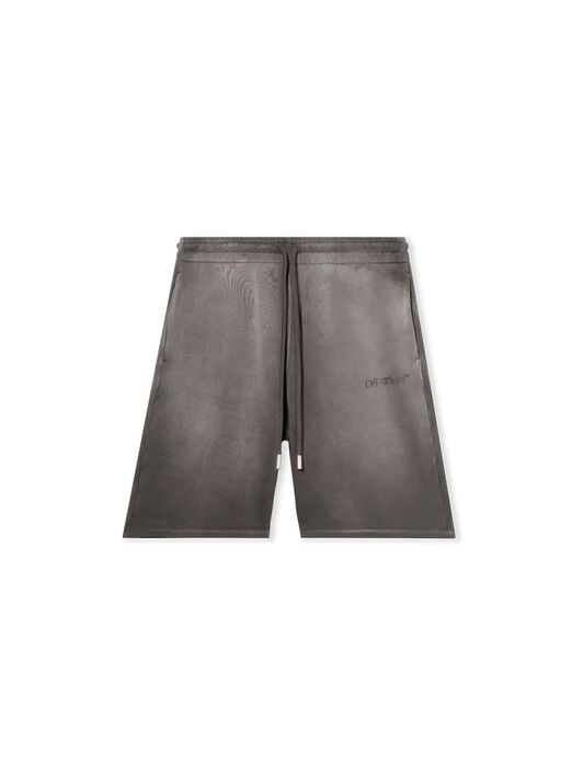 LAUNDRY DIAG SKATE SWEATSHORT OFF WHITE LAUNDRY DIAG SKATE SWEATSHORT DEGRADÉ BLACK - DEGRADÉ BLACK OMCI013F25FLE00B