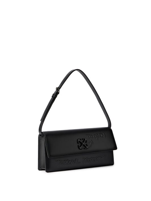 Jitney 1.0 Quote3D Bag OFF WHITE Jitney 1.0 Quote3D Bag BLACK - BLACK OWNN172C99LEA003