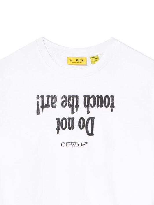 Art Quote Long Sleeve T-Shirt OFF WHITE Art Quote Long Sleeve T-Shirt WHITE 44BAB001F26J001