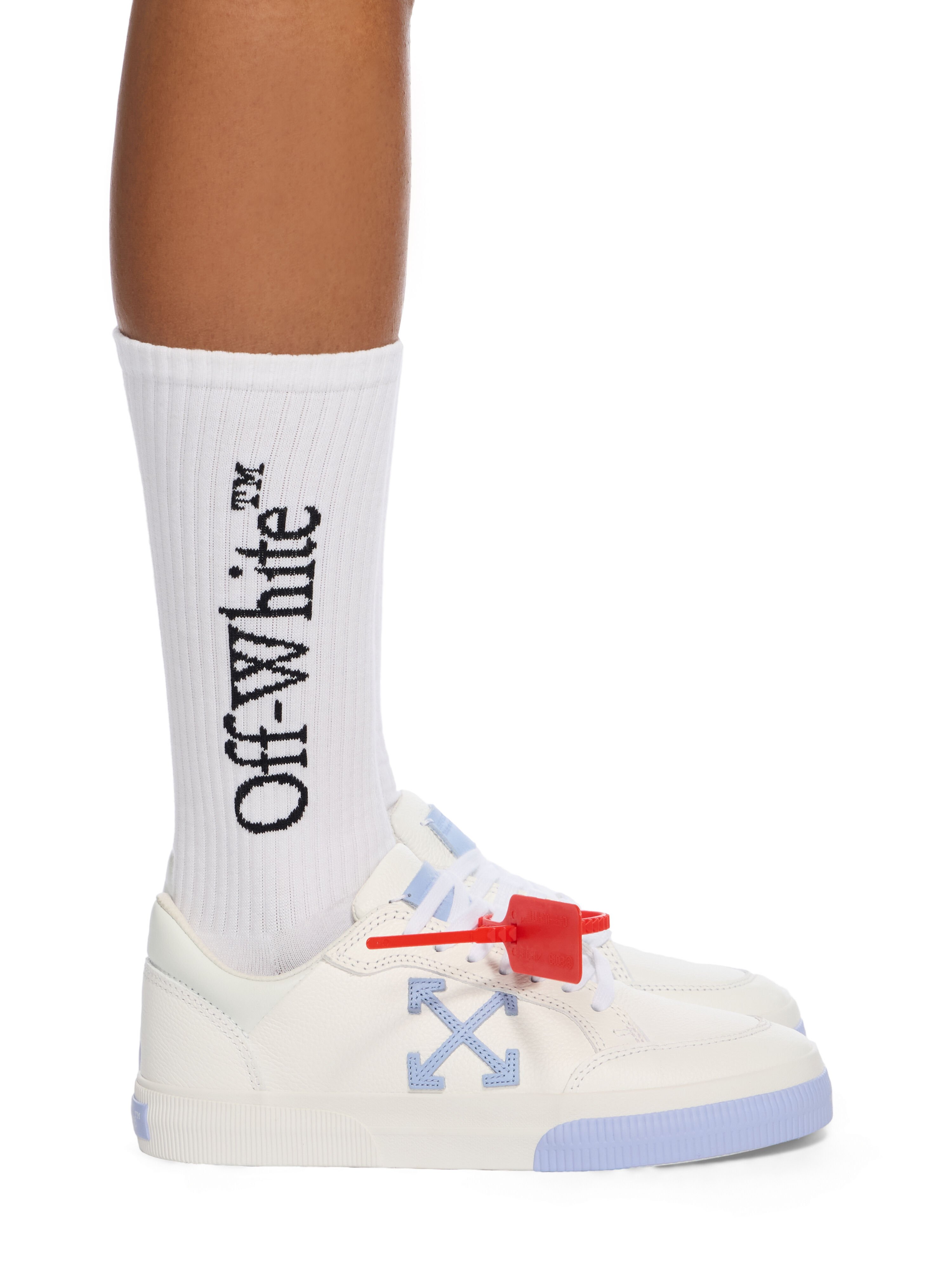 OFF WHITE Vulc Low Sneakers WHITE - LIGHT BLUE OWIA288F25LEA001
