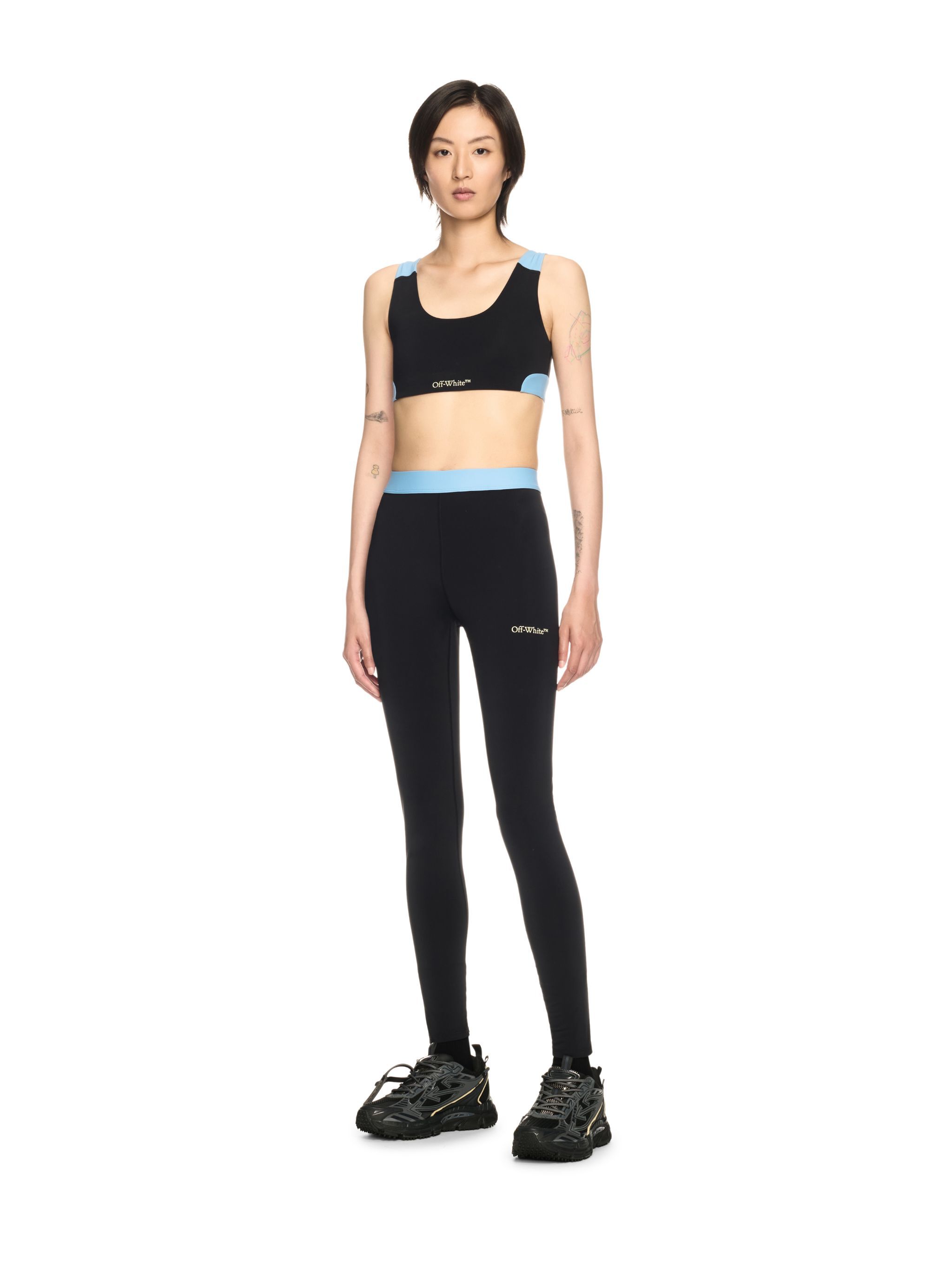 OFF WHITE Black Color Block Bra BLACK OWVO05CS25JER001