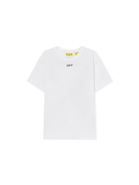 OFF WHITE Arrow Paint Tee S/S WHITE 44BAA002S26J006