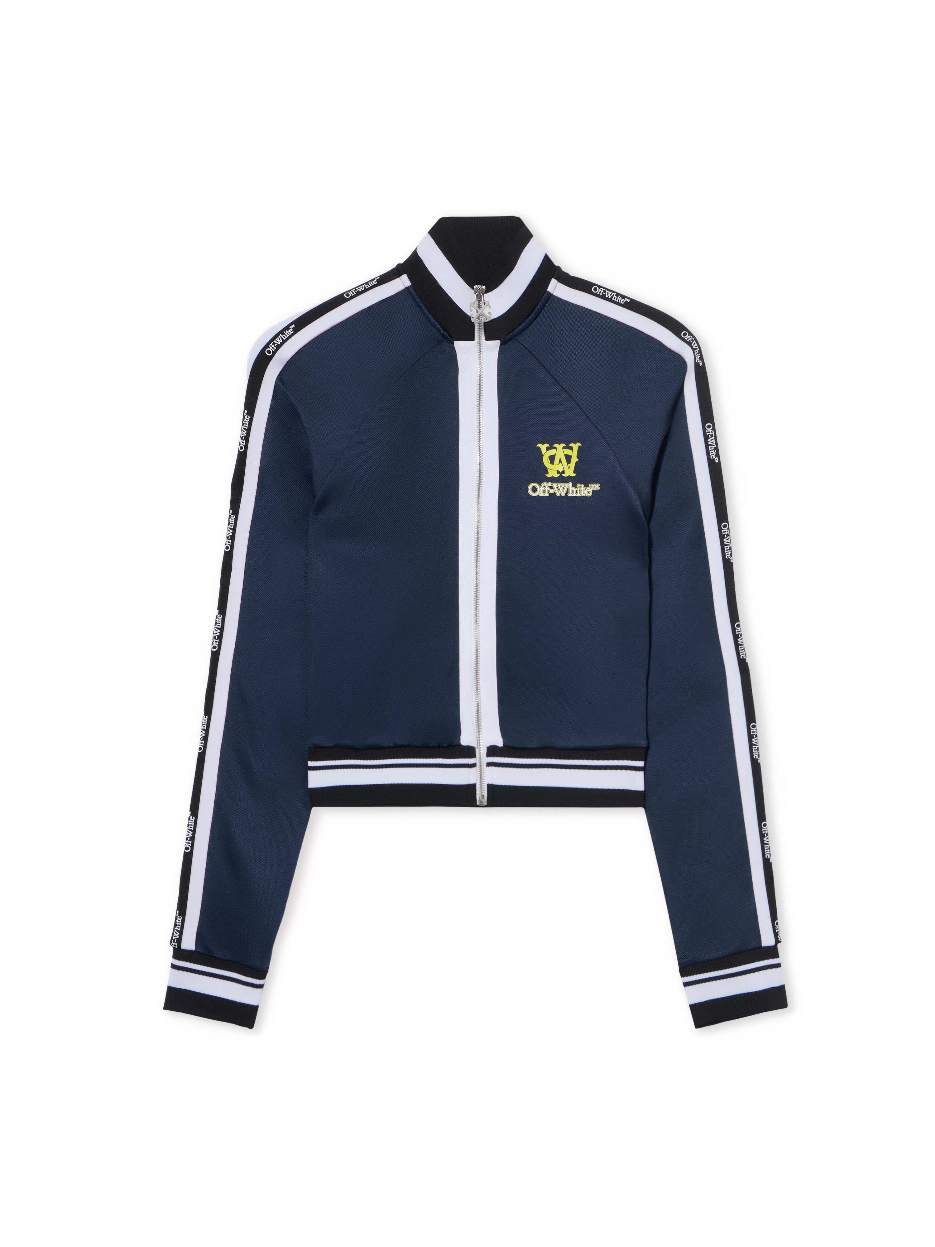 OFF WHITE Track Top Serena Jacket BLUE IRIS-LIME OWBD006F25JER001