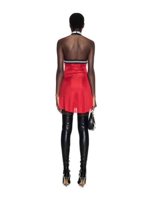 Rotes Sierraleone-Minikleid OFF WHITE Rotes Sierraleone-Minikleid ROT OWDB536W24JER001