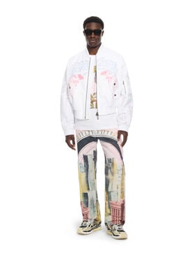 OFF WHITE All-over Moneyworld Slim Relax Jeans MULTICOLOR 44MYA18JZ26D001