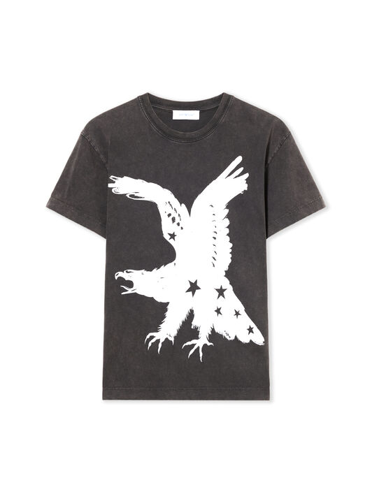 OFF WHITE Eagle 90s T-Shirt VINTAGE BLACK - WHITE OMAA16DW25JER003