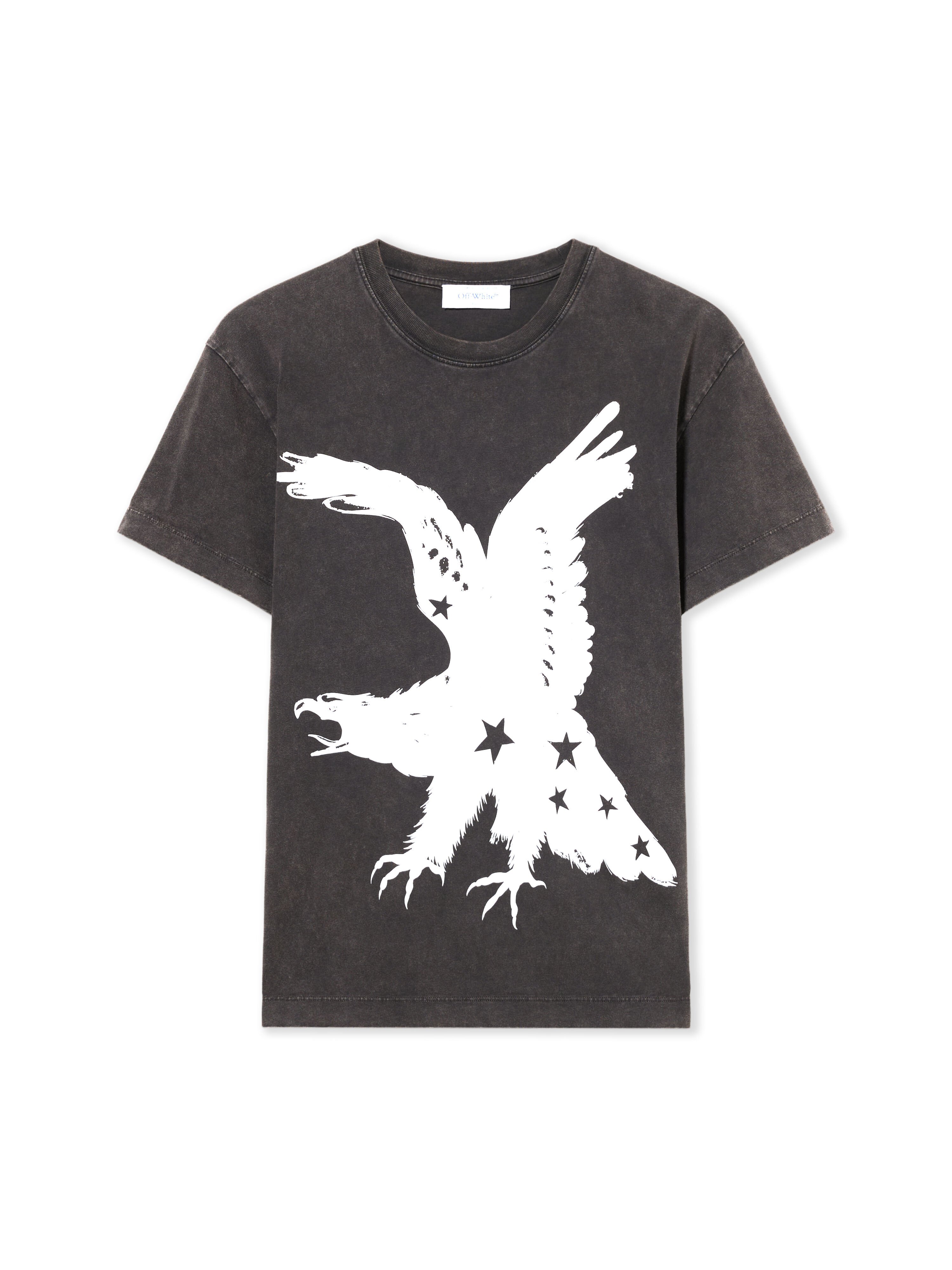 OFF WHITE Eagle 90s T-Shirt VINTAGE BLACK - WHITE OMAA16DW25JER003