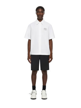 OFF WHITE Off Line Half Arrow Poplin Slim Bowling Shirt WHITE 44MGG01PF26F002
