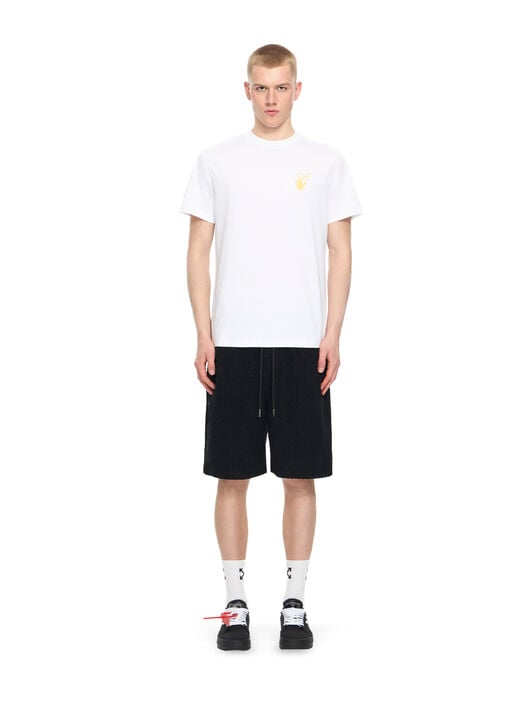 OFF WHITE Slim Fit Graphic S/S T-Shirt WHITE 44OWOS26T061
