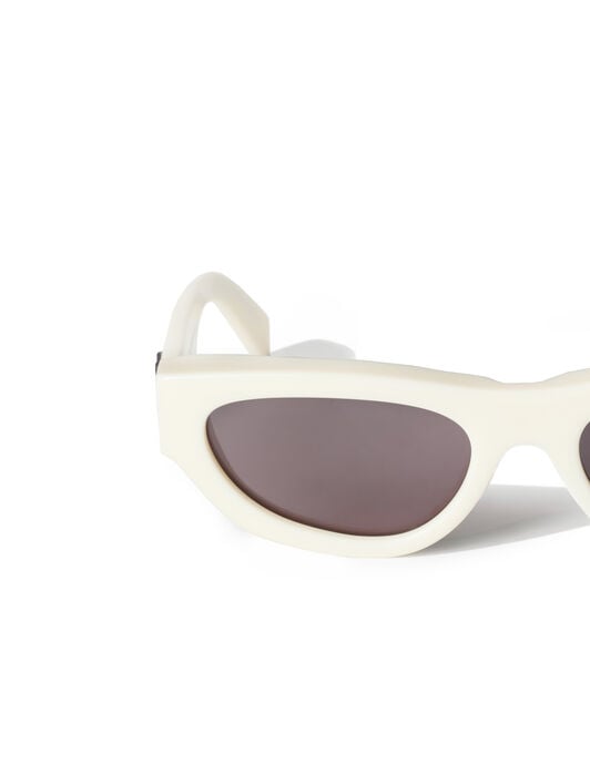 OFF WHITE Honolulu Dark Grey Lens Sunglasses SHINY WHITE OW1050010754