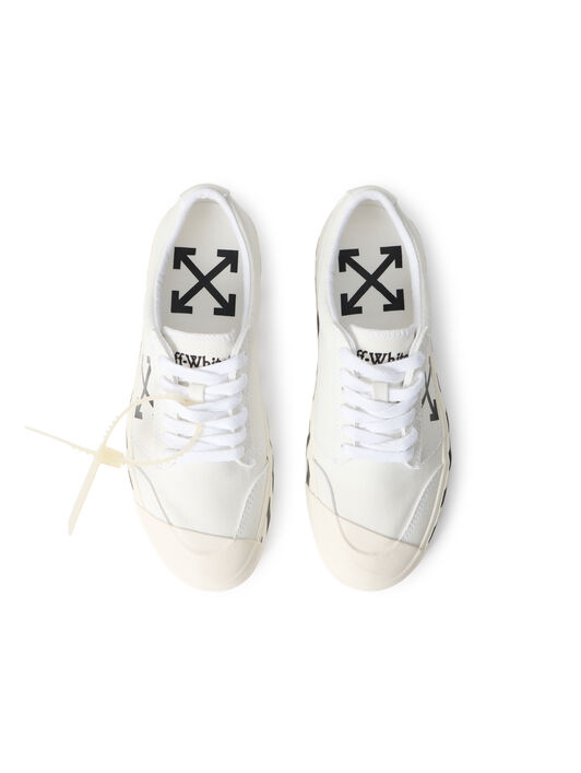 OFF WHITE Vulcanized Undercut Sneakers WHITE/BLACK OWIA28QC99FAB001