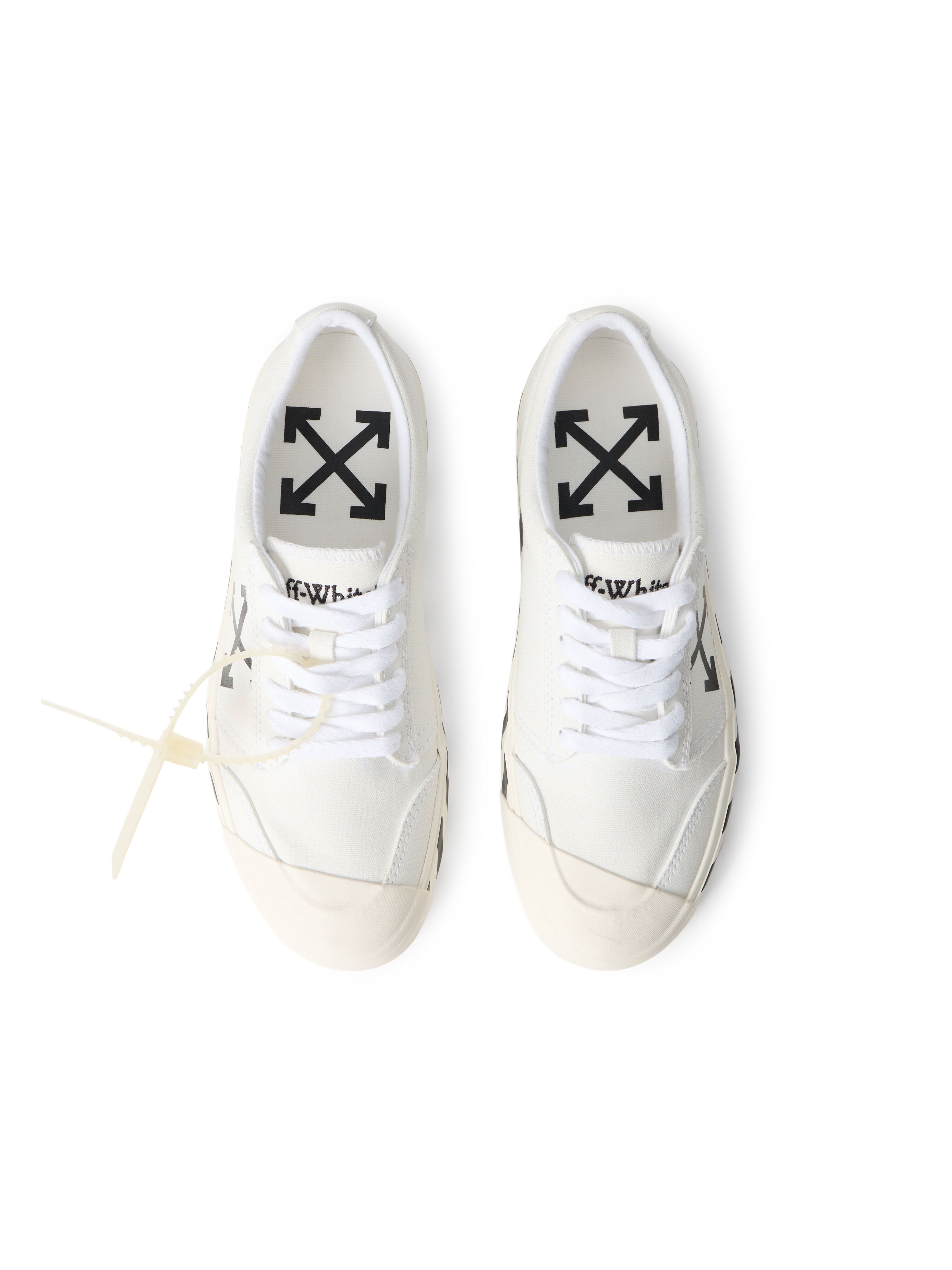 OFF WHITE Vulcanized Undercut Sneakers WHITE/BLACK OWIA28QC99FAB001