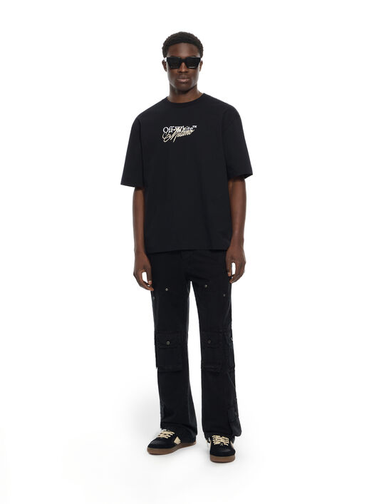 OFF WHITE Owr Gd Cot Multipkt Relax Pant BLACK 44XCF04IS26F001