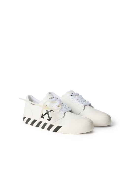 OFF WHITE Vulcanized Undercut Sneakers WHITE/BLACK OWIA28QC99FAB001