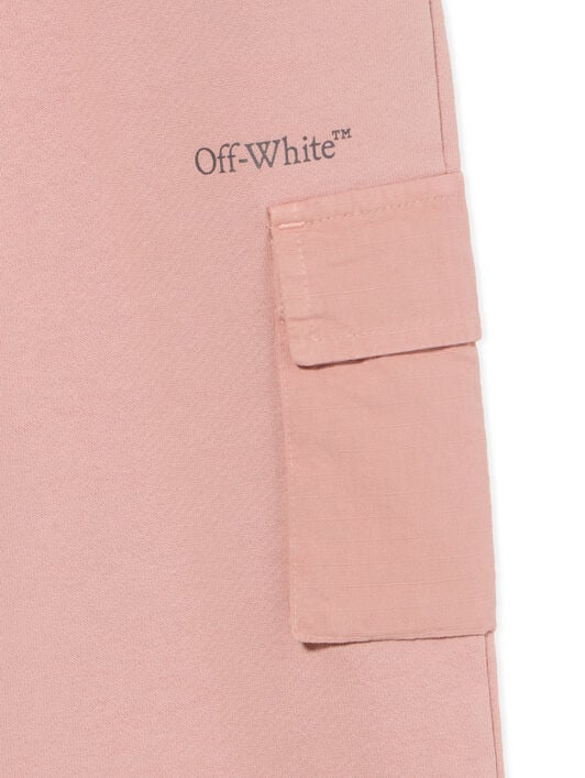 Arrow Studs Cargo Logo Pants OFF WHITE Arrow Studs Cargo Logo Pants ROSE PINK - DARK GREY OGCH00CF25FLE001