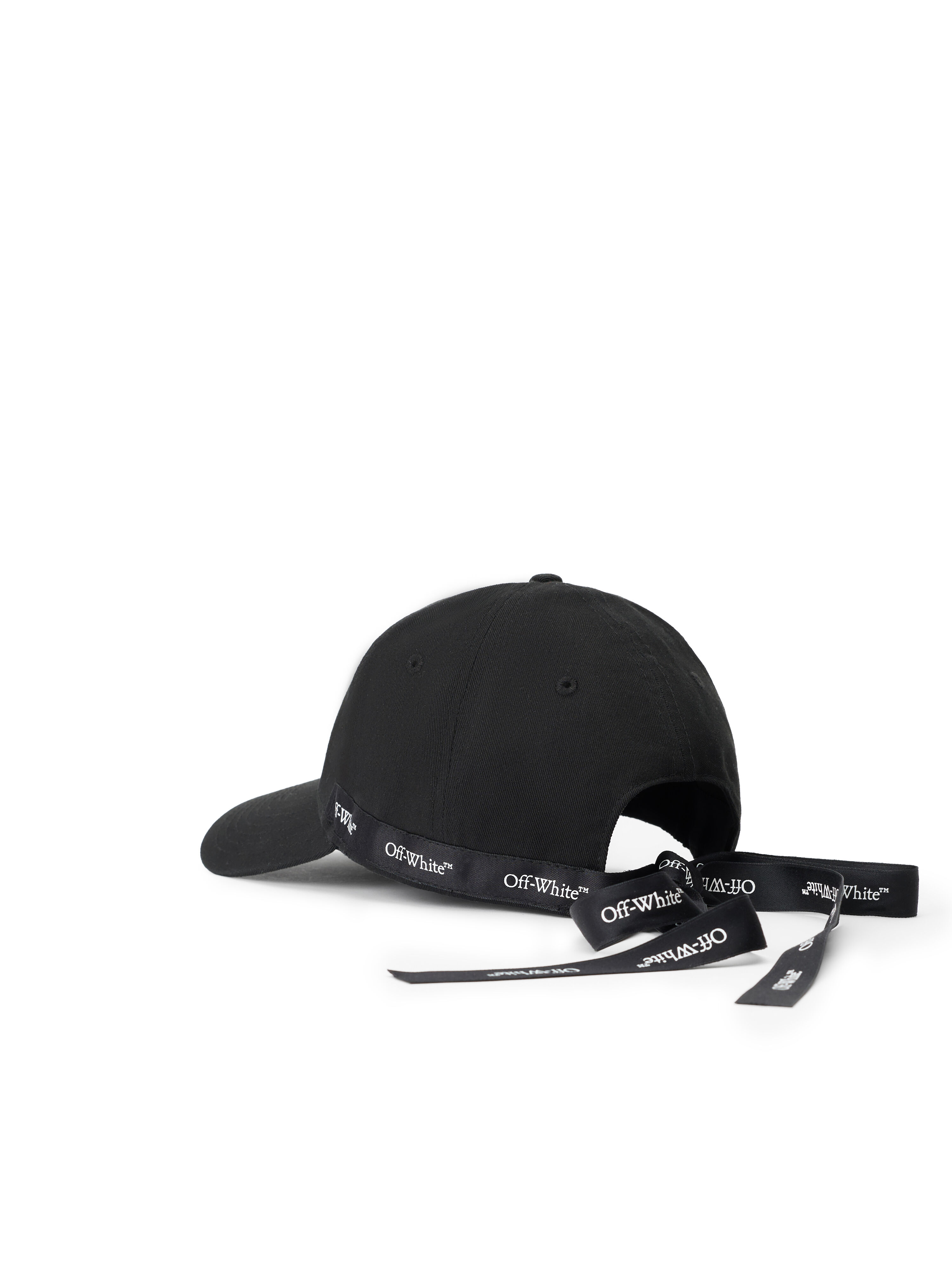 Bookish Tie Back Baseball Cap OFF WHITE Bookish Tie Back Baseball Cap BLACK OW7100210