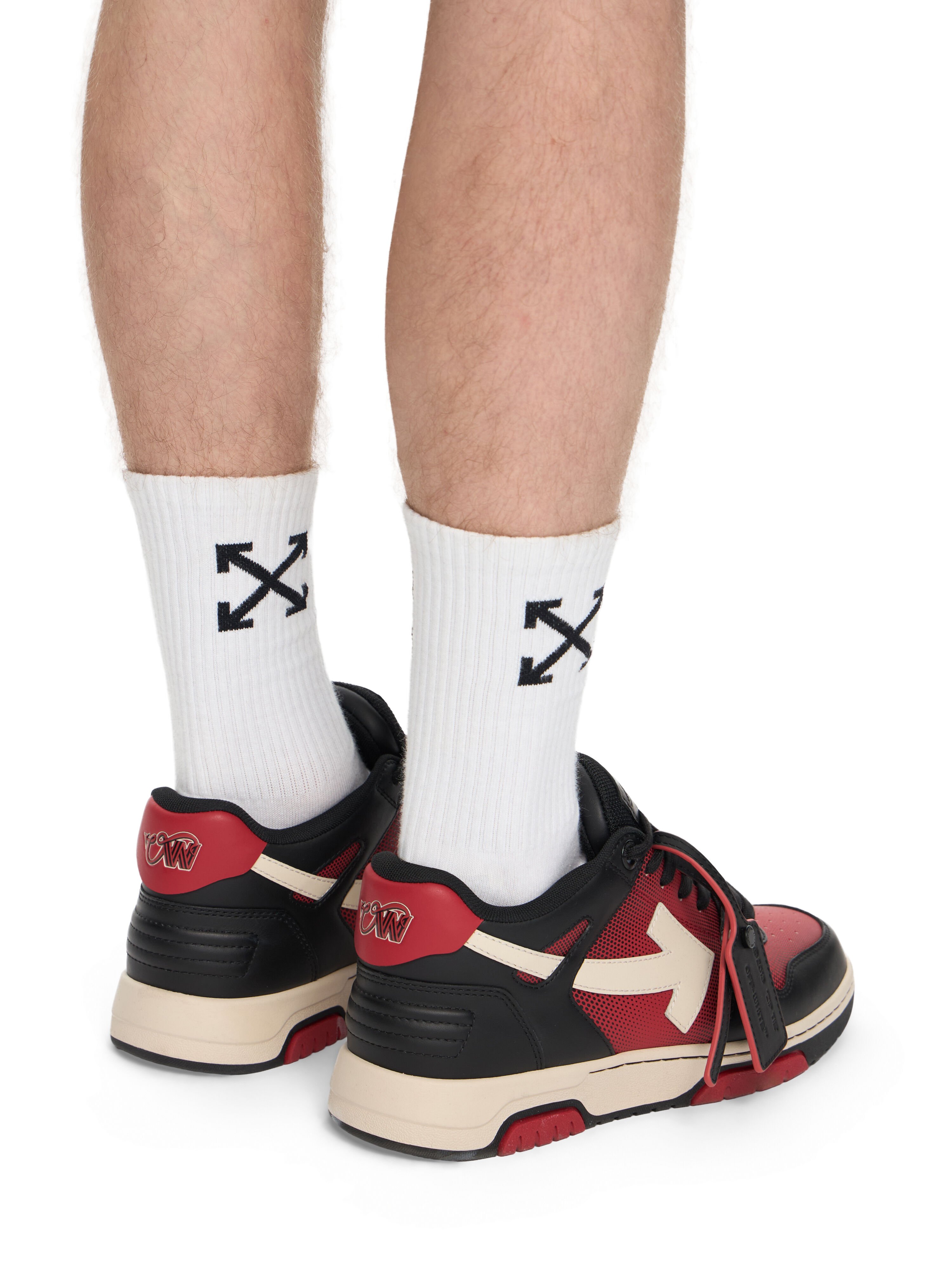 OFF WHITE Off-White™ c/o AC Milan Out Of Office Sneakers BLACK/WHITE OMIA189G25LEA001