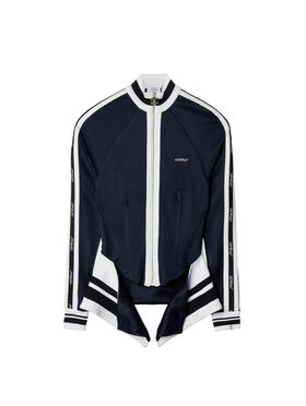 OFF WHITE Dark Blue Corset Track Jacket BLUE OWBD007Z25JER001