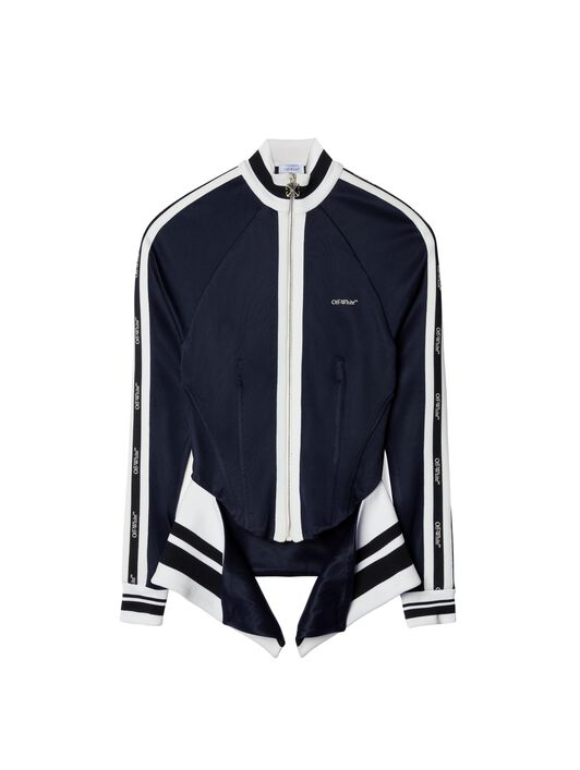OFF WHITE Dark Blue Corset Track Jacket BLUE OWBD007Z25JER001