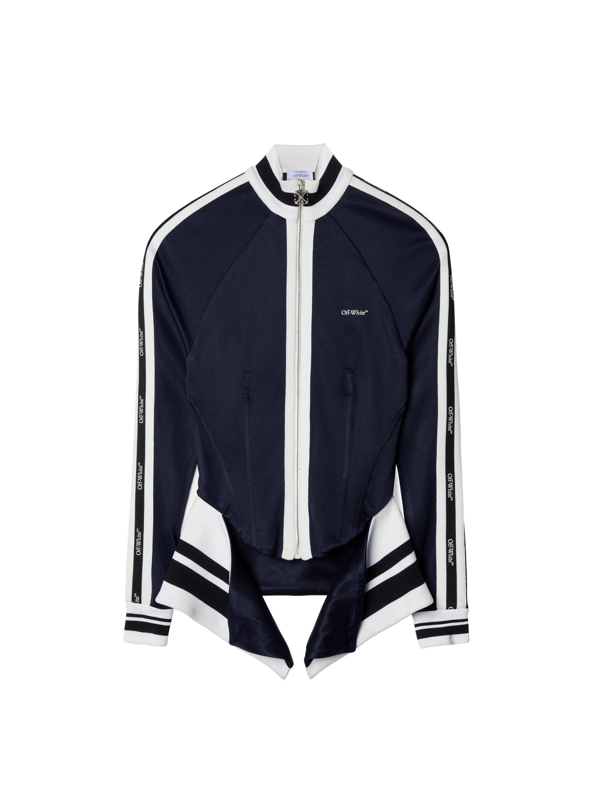 OFF WHITE Dark Blue Corset Track Jacket BLUE OWBD007Z25JER001