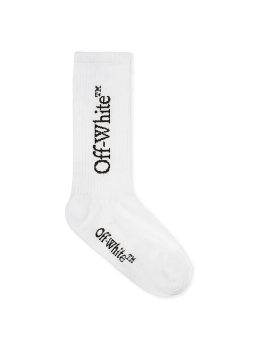 Bookish Mid Calf Socks OFF WHITE Bookish Mid Calf Socks WHITE BLACK OMRA085C99KNI001