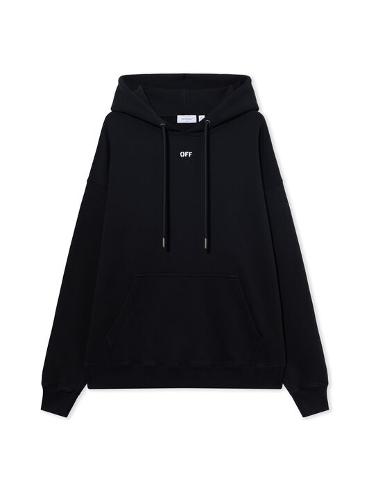 OFF WHITE 3D Spray Arrow Skate Hoodie BLACK 44MBB085S26F00G