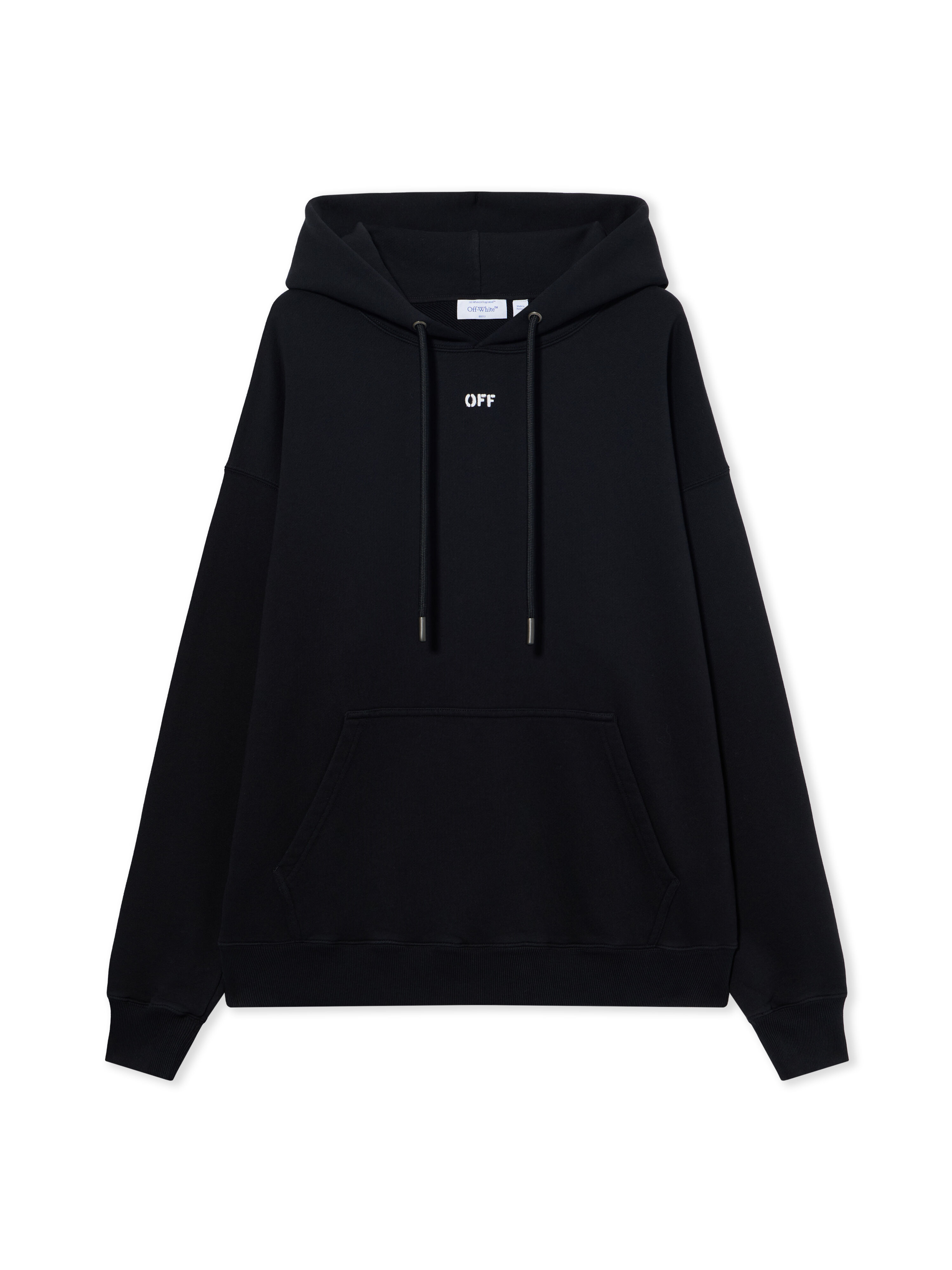 OFF WHITE 3D Spray Arrow Skate Hoodie BLACK 44MBB085S26F00G