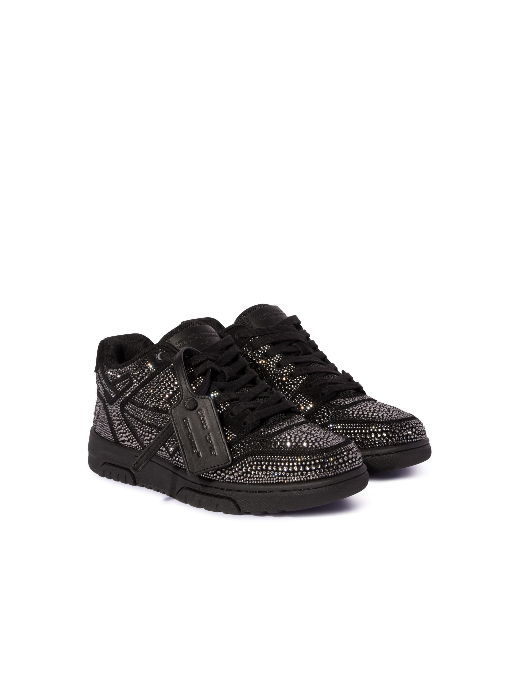 OFF WHITE Full Strass Black Out Of Office BLACK OMIA189F24LEA009