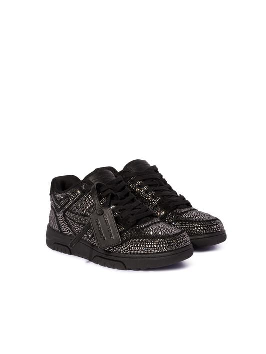 Full Strass Black Out Of Office OFF WHITE Full Strass Black Out Of Office BLACK OMIA189F24LEA009