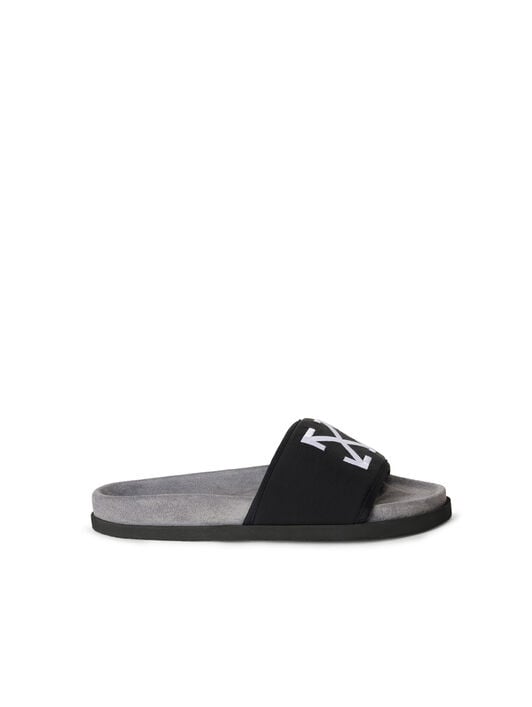 OFF WHITE Arrow Nylon Slider Black OWIU004F25FAB001