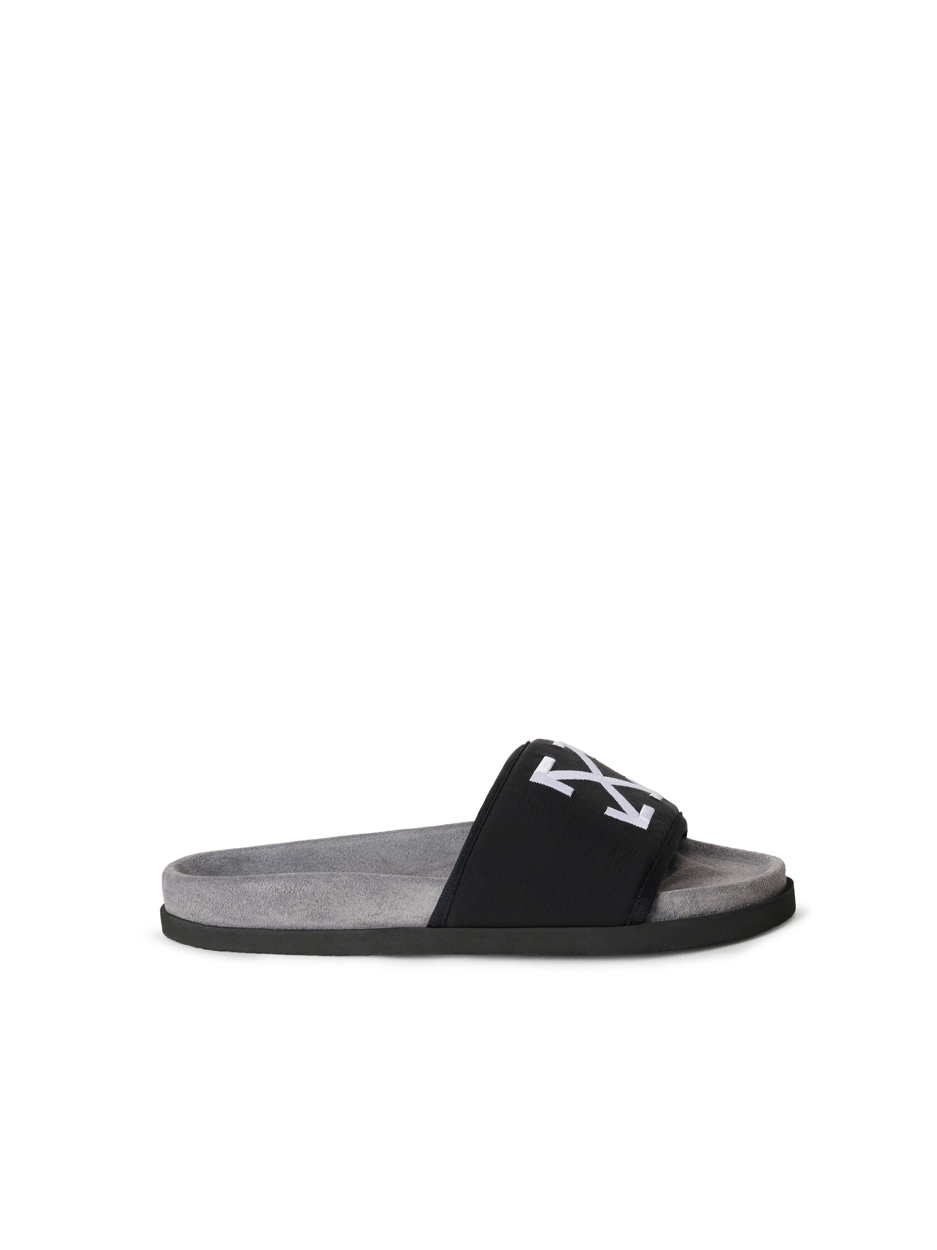 OFF WHITE Arrow Nylon Slider Black OWIU004F25FAB001