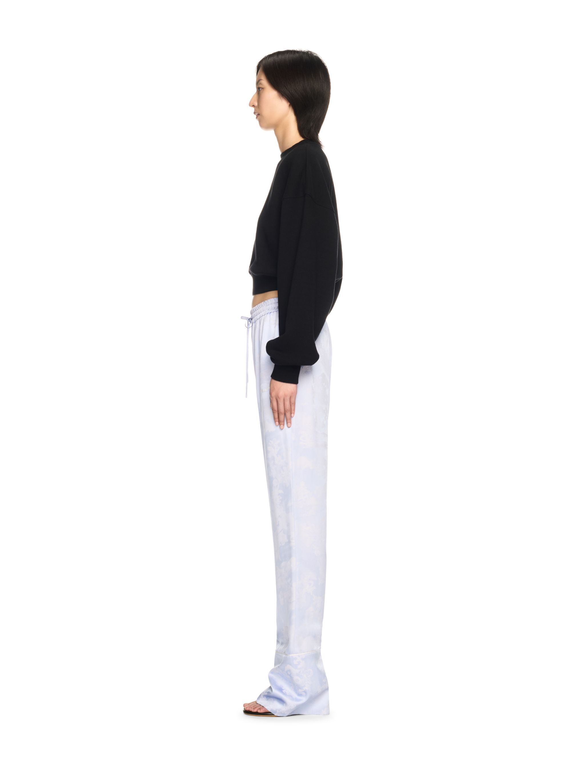 OFF WHITE Schwarzes Pfeil Jewel Cropped Sweatshirt SCHWARZ OWBA079S25FLE003