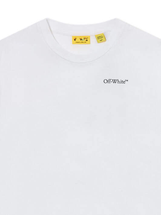 OFF WHITE Arrow Acrylic Tee S/S WHITE 44BAA002S26J008