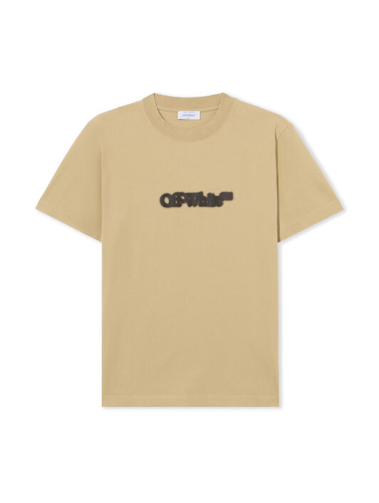 OFF WHITE Spray Arrow T-Shirt CREME BRULÉE - BLACK OMAA027S25JER00B