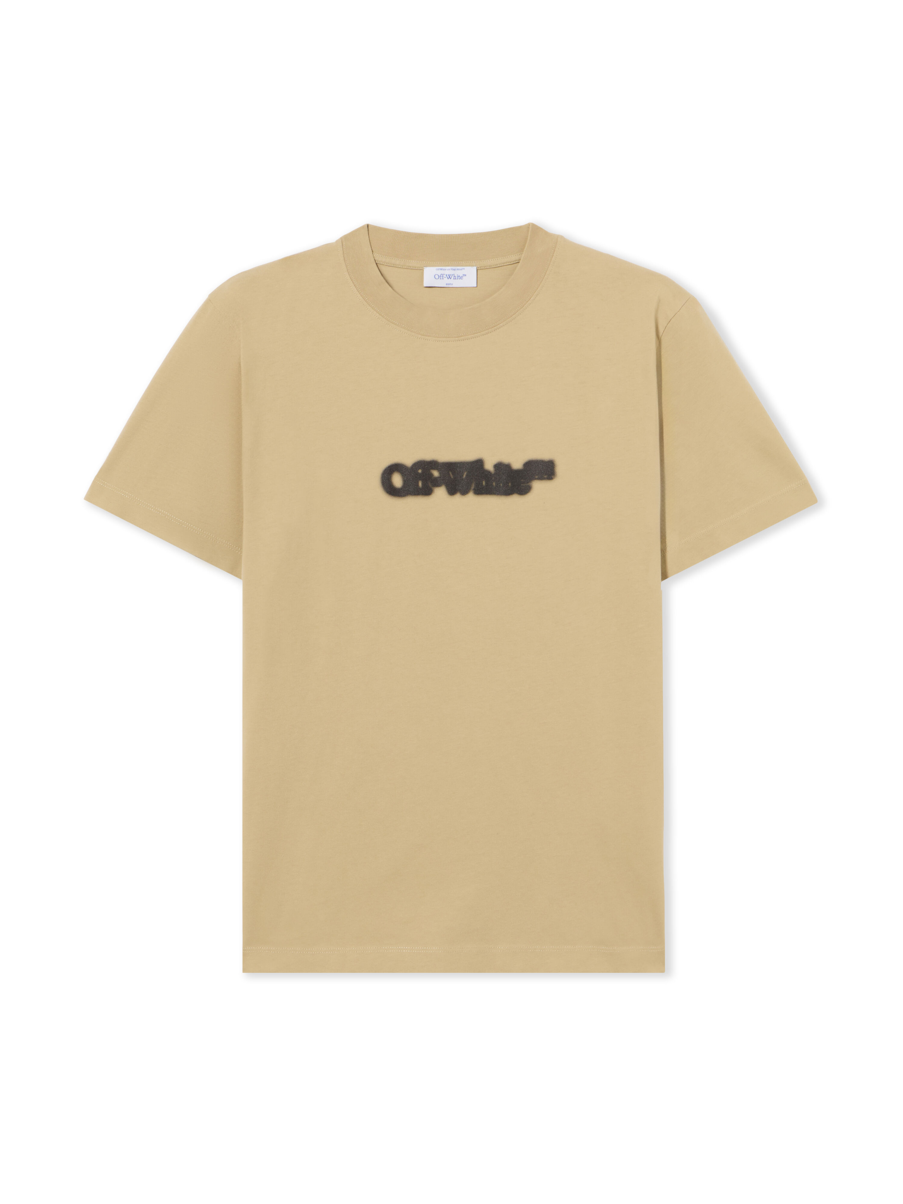 OFF WHITE Spray Arrow T-Shirt CREME BRULÉE - BLACK OMAA027S25JER00B