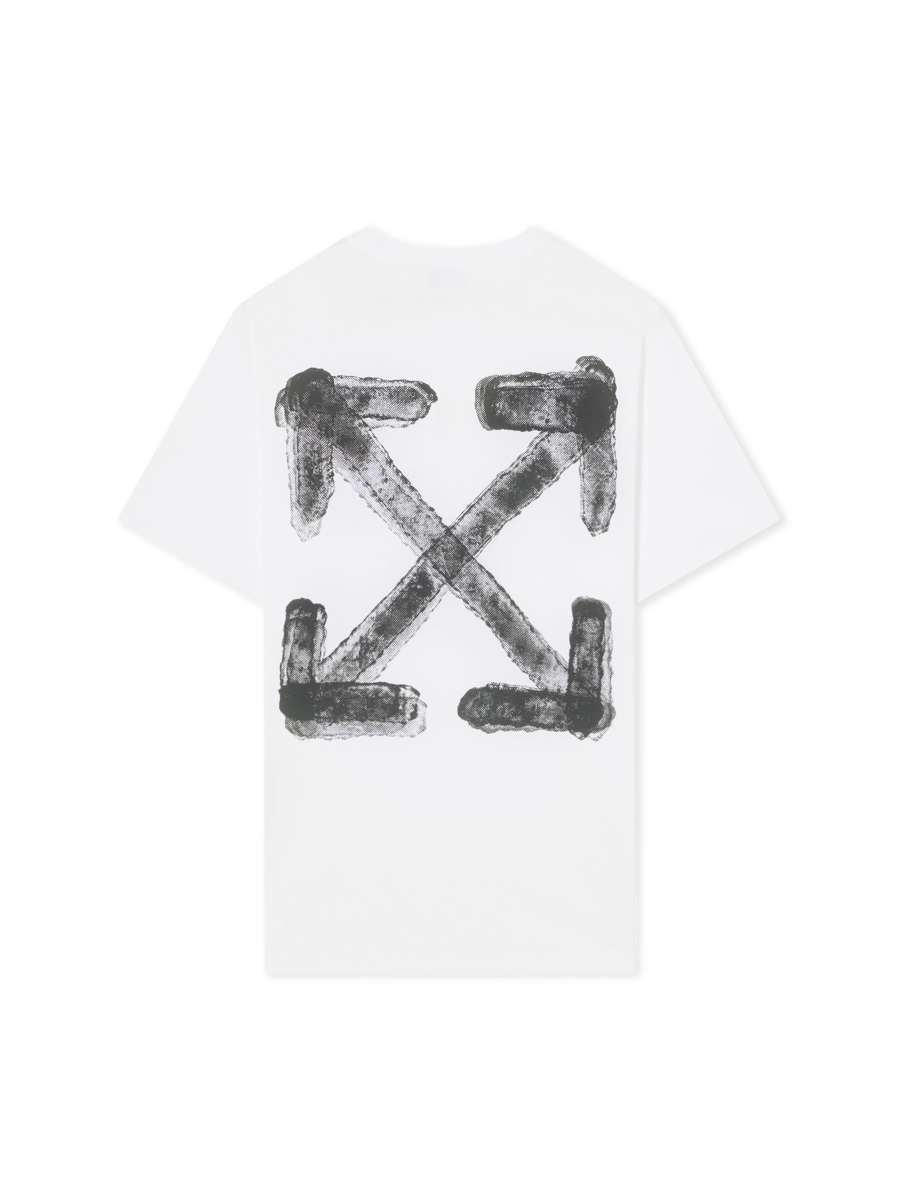 Spray Arrow Slim T-Shirt OFF WHITE Spray Arrow Slim T-Shirt WHITE 44MAA027G5J001