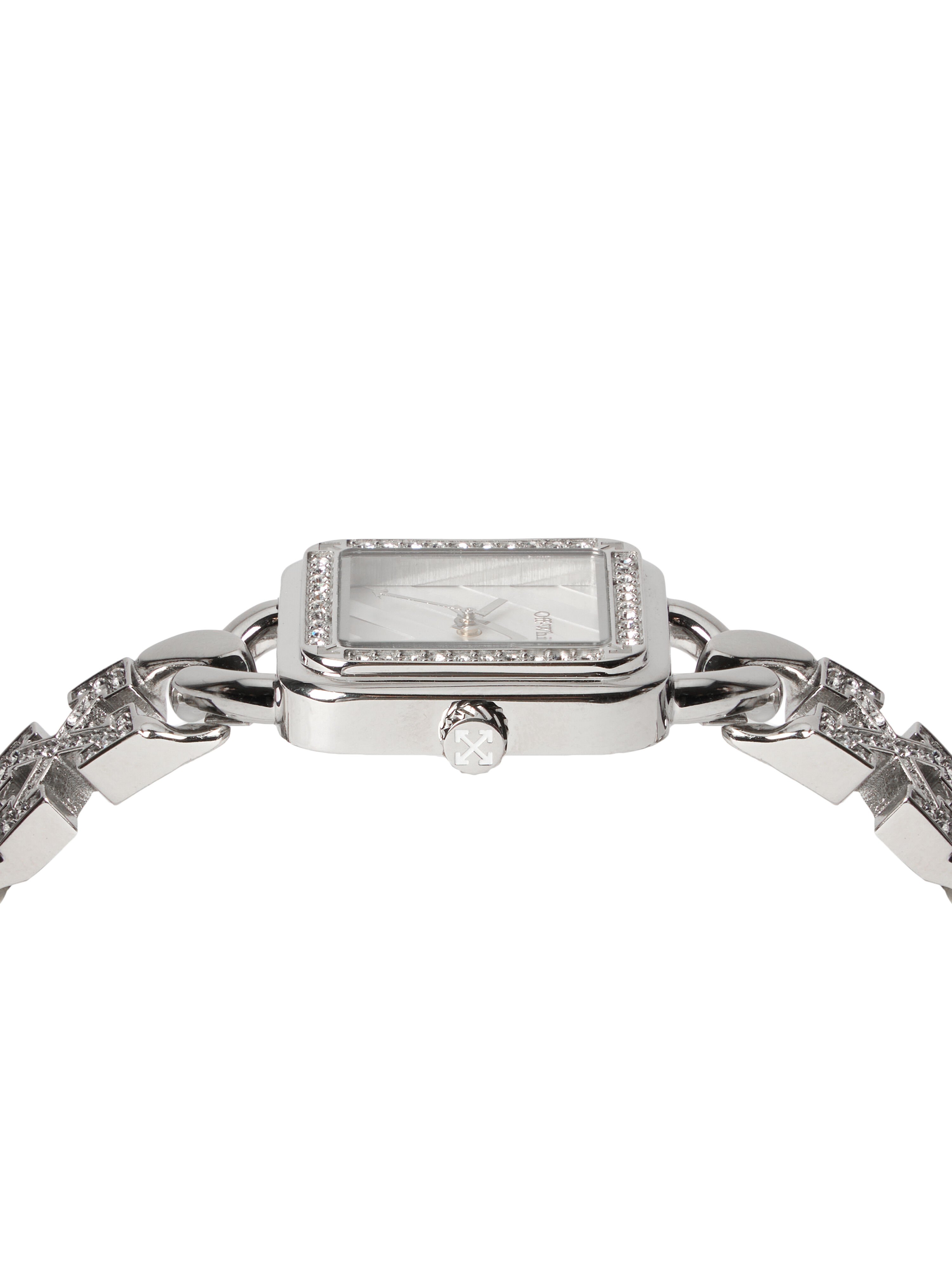 Street Bling Watch OFF WHITE Street Bling Watch Silver OW1L033M