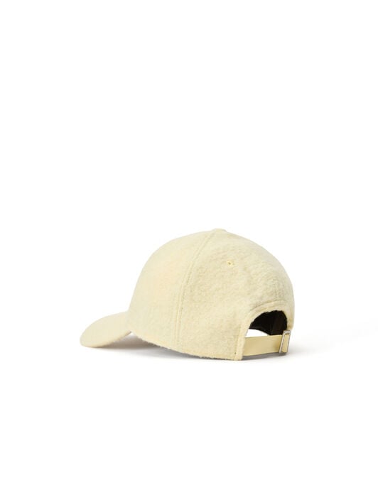 LAB L/AB Embroidered Sherpa Baseball Cap LEMON ICING LAB7200159