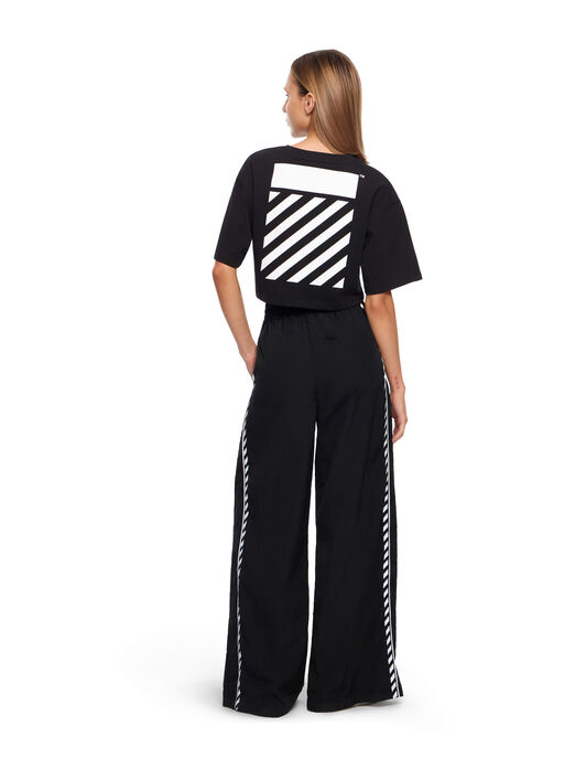 LAB L/AB Split Hem Diagonal Track Pants Black Night LABF2639H00057T
