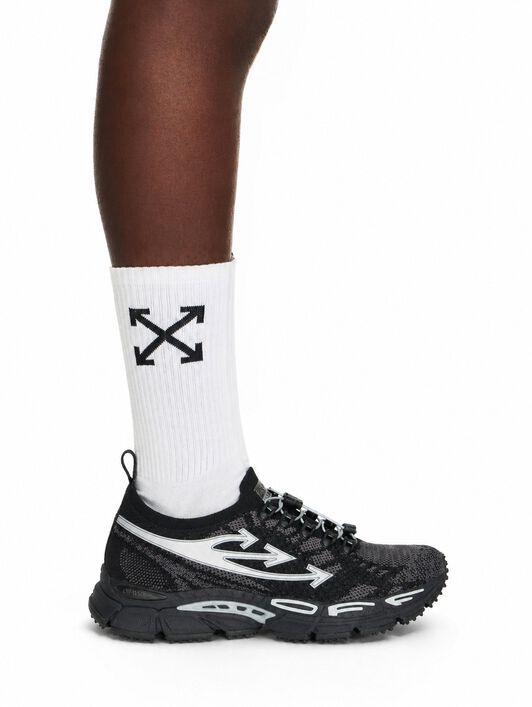Sneakers Be Right Back Knit OFF WHITE Sneakers Be Right Back Knit BLACK - SILVER OMIA2AOS26FAB001