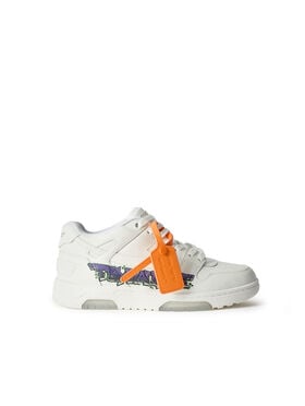 Out Of Office “For Walking” Art Sneakers OFF WHITE Out Of Office “For Walking” Art Sneakers WHITE/PURPLE OF06003510