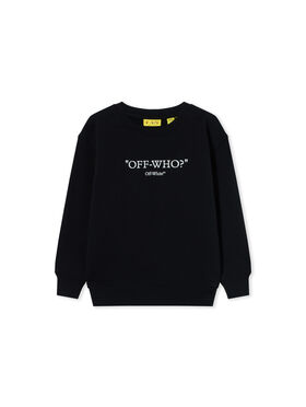 OFF WHITE Multilogo Crewneck Sweatshirt BLACK 44BBA001F26F003