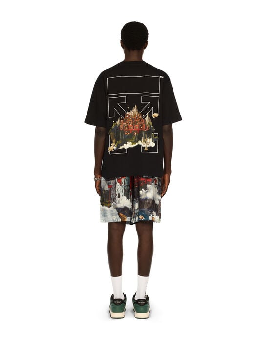 Landscape Arrow Skate Logo Tee OFF WHITE Landscape Arrow Skate Logo Tee BLACK - WHITE OMAA120F25JER005