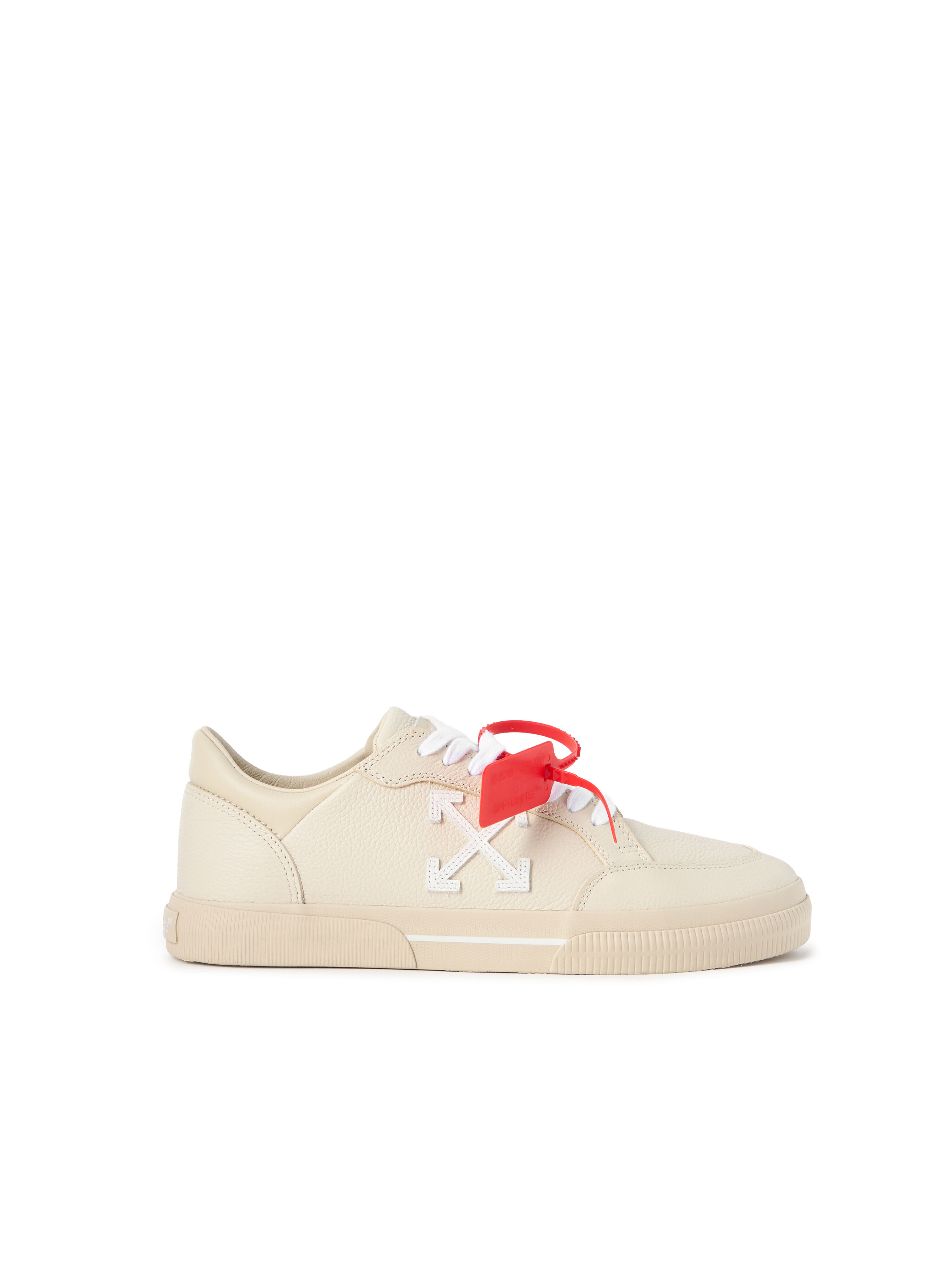 OFF WHITE Vulcanized Low Sneakers BEIGE - BEIGE OMIA293F25LEA001