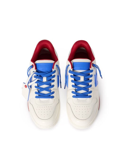 Out Of Office Bubble Arrow Sneakers OFF WHITE Out Of Office Bubble Arrow Sneakers WHITE - COBALT BLUE OMIA189S26LEA009