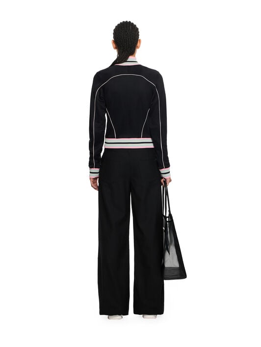 Fluid Track OW Fitted Jacket OFF WHITE Fluid Track OW Fitted Jacket Black-White 2BD00BS26JER001