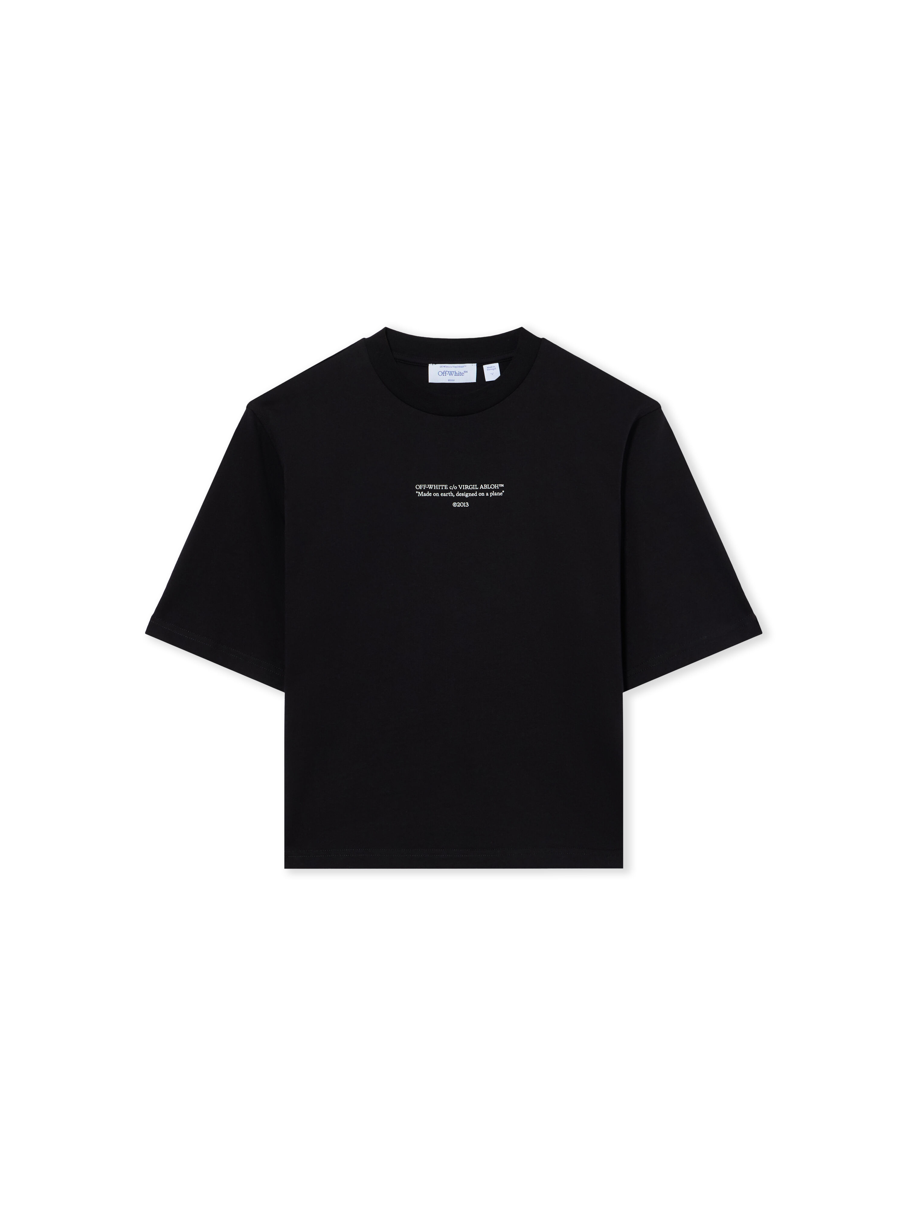 Statement Boxy Tee OFF WHITE Statement Boxy Tee Black-White 2FA00675T