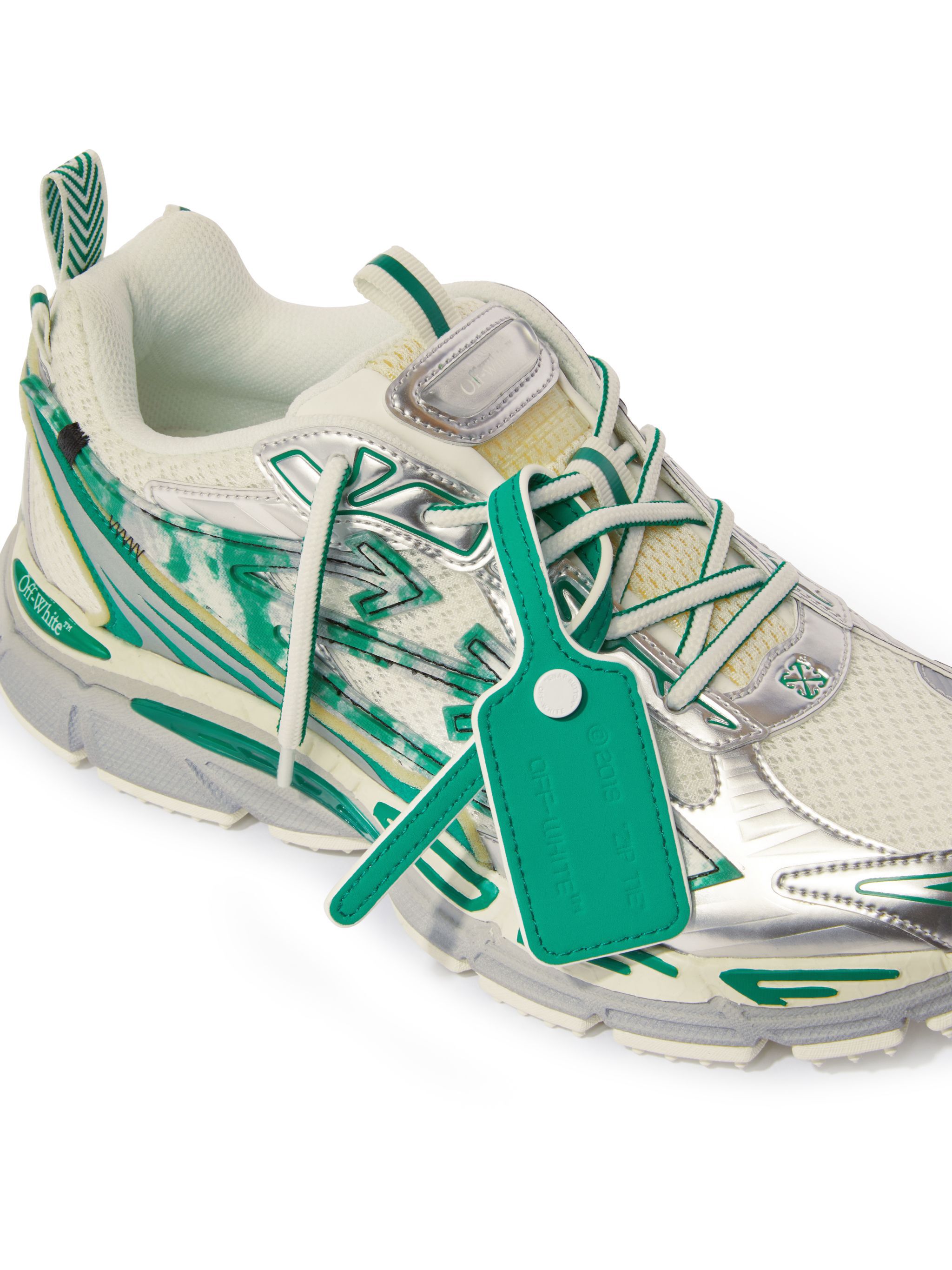 OFF WHITE Silver/Turquoise Be Right Back GREEN OWIA289S25FAB003