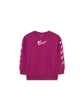 Arrow Writings Crewneck Sweatshirt OFF WHITE Arrow Writings Crewneck Sweatshirt BOYSENBERRY 44GBA001F26F003