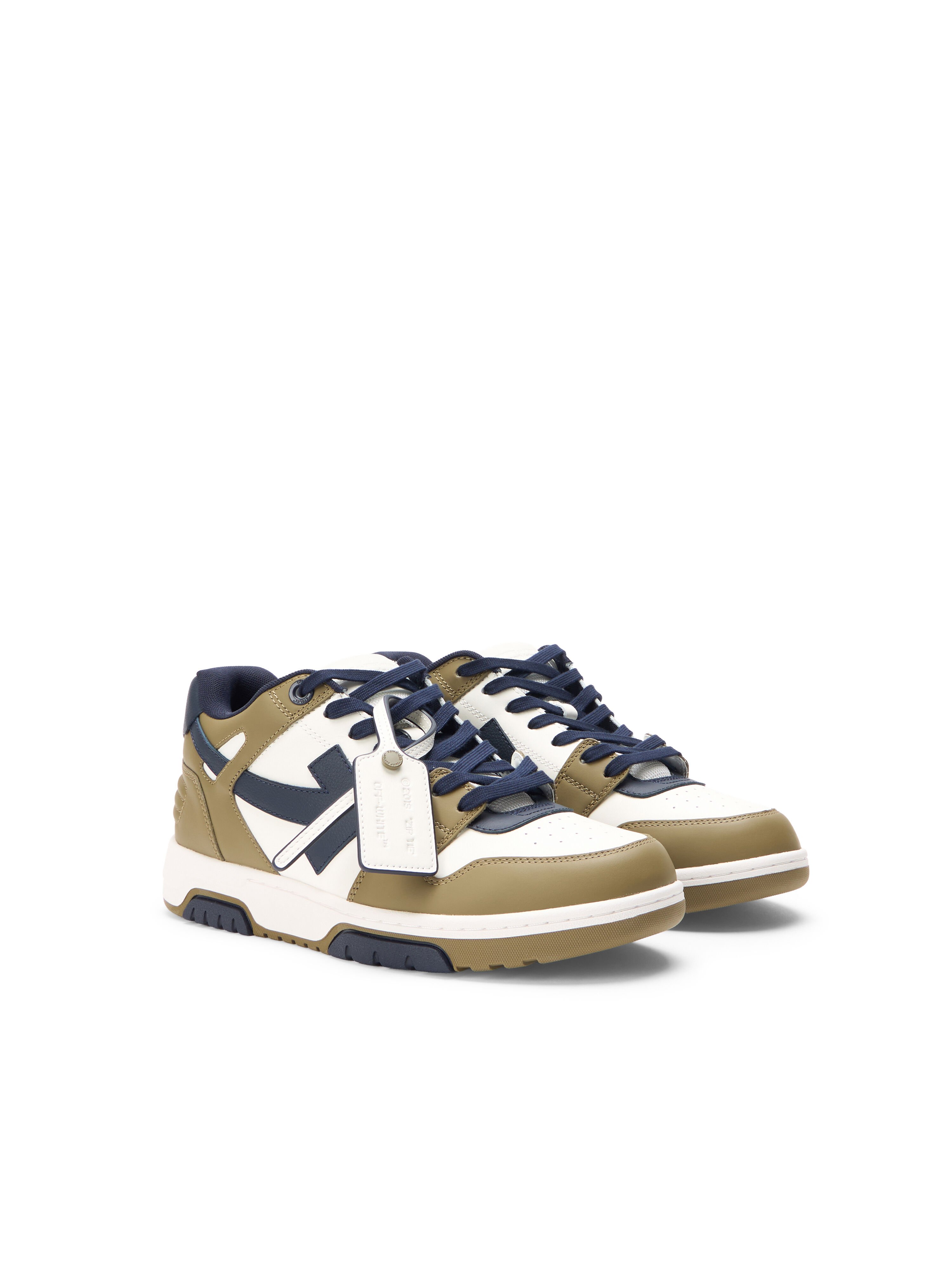 OFF WHITE Sneakers Out Of Office KAKI - DARK BLUE OMIA189S26LEA003